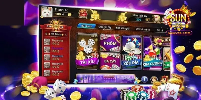 Tính pháp lý của cổng game Sun52